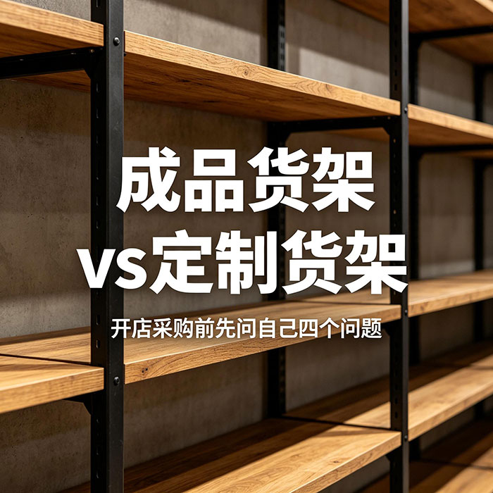成品货架 vs 定制货架：开店采购前先问自己四个问题