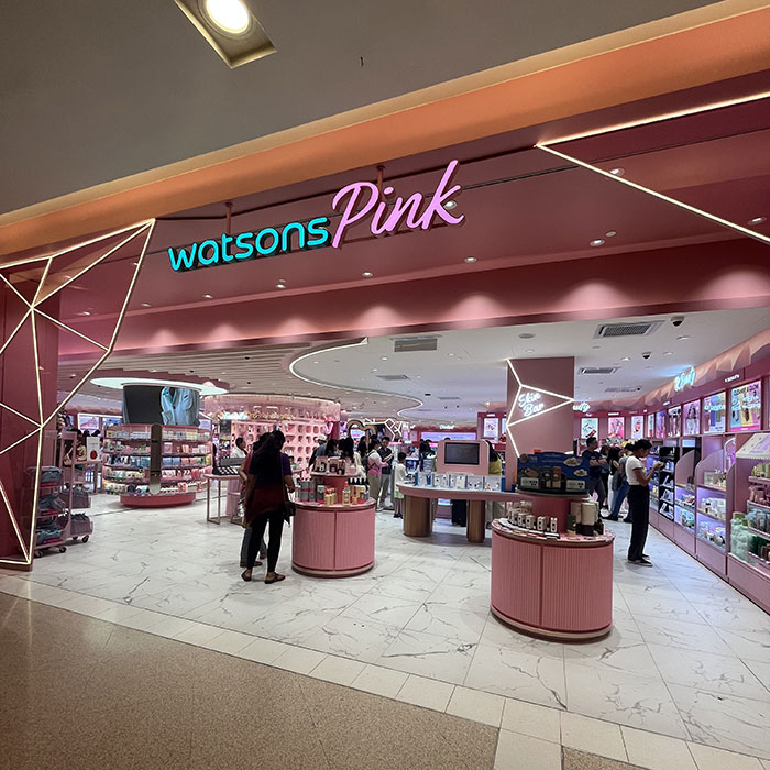 粉色系美妆集合全品类门店
